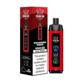 Al Fakher Crown Bar Disposable Vape – Strawberry Punch – 8000 Puffs