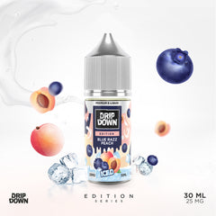 Drip Down Edition Nic Salt – Blue Razz Peach Ice 30ml (25MG-50MG)