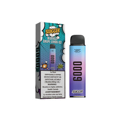 Slugger Blue Razz Grape Lemon Ice – Disposable Vape 6000 Puffs (5%)
