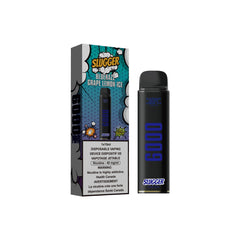 Slugger Blue Razz Grape Lemon Ice – Disposable Vape 6000 Puffs (5%)