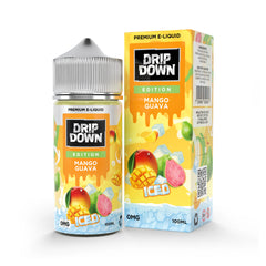 Drip Down E-Juice – Mango Guava Ice 100ml (0/3/6 mg)