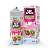 Drip Down E-Juice – Kiwi Dragon Fruit Ice 100ml (0/3/6 mg)