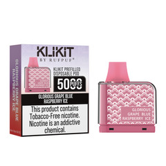 KLIKIT Glorious Grape Blue Raspberry Ice Disposable Vape
