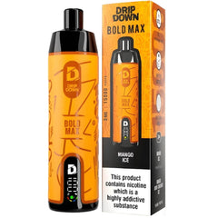 MANGO ICE DRIP DOWN BOLD MAX DISPOSABLE 15000 PUFFS
