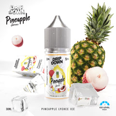 Drip Down Pineapple Lychee Ice Nic Salt 30ml (30mg & 50mg)