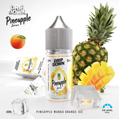 Drip Down Pineapple Mango Orange Ice Nic Salt 30ml