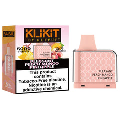 KLIKIT Pleasant Peach Mango Pineapple Disposable Vape