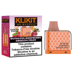 KLIKIT Ruthless Raspberry Dragon Fruit Disposable Vape
