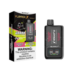 Flipper X Strawberry Watermelon Bubble Gum Ice + Raspberry Red Bull Ice – 20000 Puffs – 5%