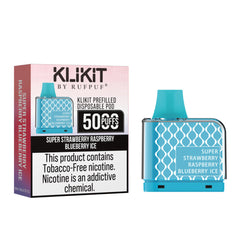 KLIKIT Super Strawberry Raspberry Blueberry Ice Disposable Vape