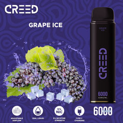 Creed Grape Ice – 5% – 6000 Puffs