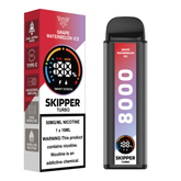 Skipper – Grape Watermelon Ice 50mg Turbo Disposable Vape (10000Puffs)