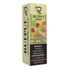 RufPuf Exotic Guava Peach Ice Nic Salt – 30ml