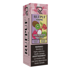RufPuf Exotic Kiwi Dragon Fruit Ice Nic Salt – 30ml