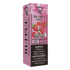 RufPuf Exotic Strawberry Lychee Ice Nic Salt – 30ml