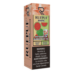 RufPuf Exotic Watermelon Bubble Gum Ice Nic Salt – 30ml