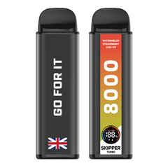 Skipper – Watermelon Strawberry Kiwi Ice 50mg Turbo Disposable Vape (10000Puffs)