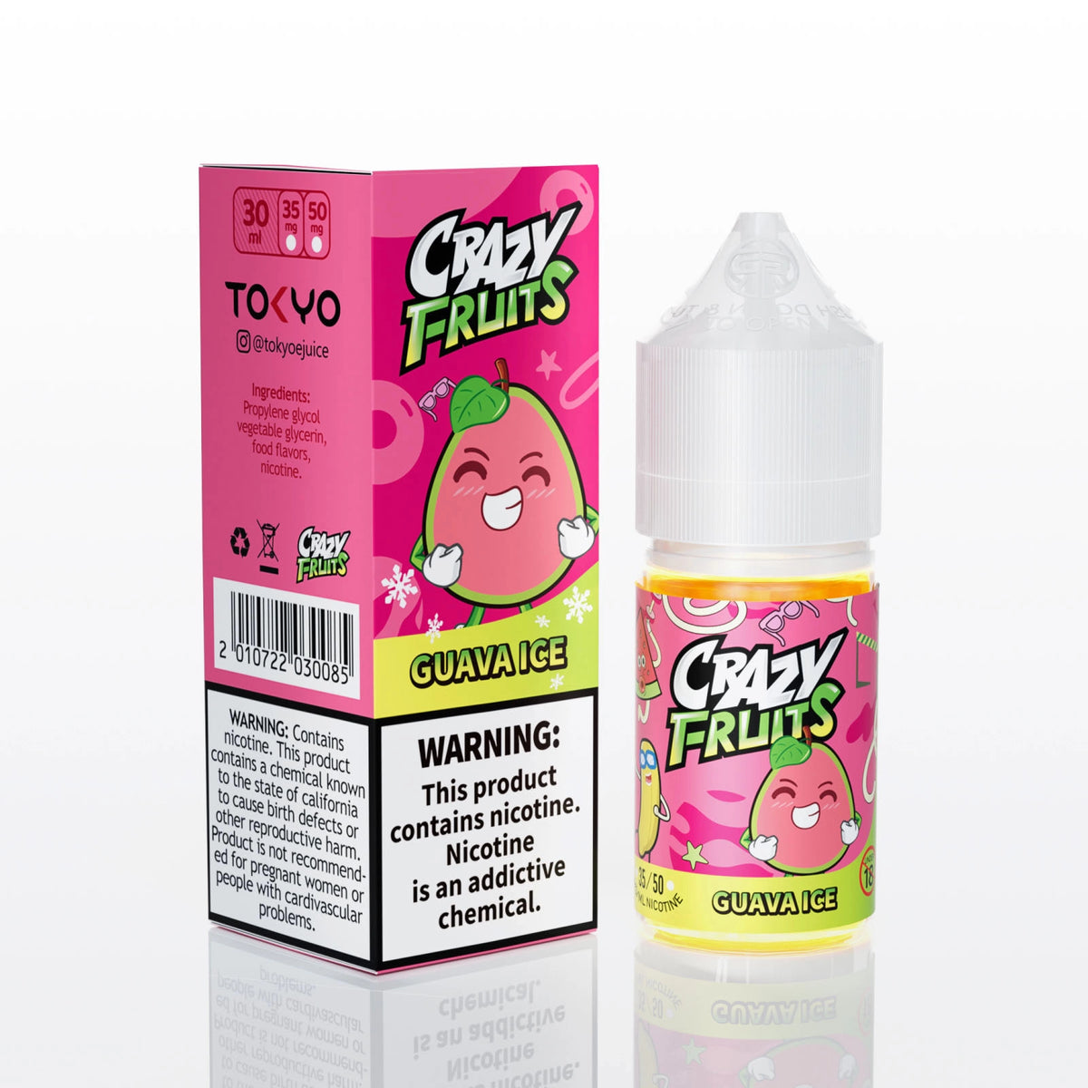 Tokyo Crazy Fruits Guava Ice 30ml Nic Salt Price in Pakistan