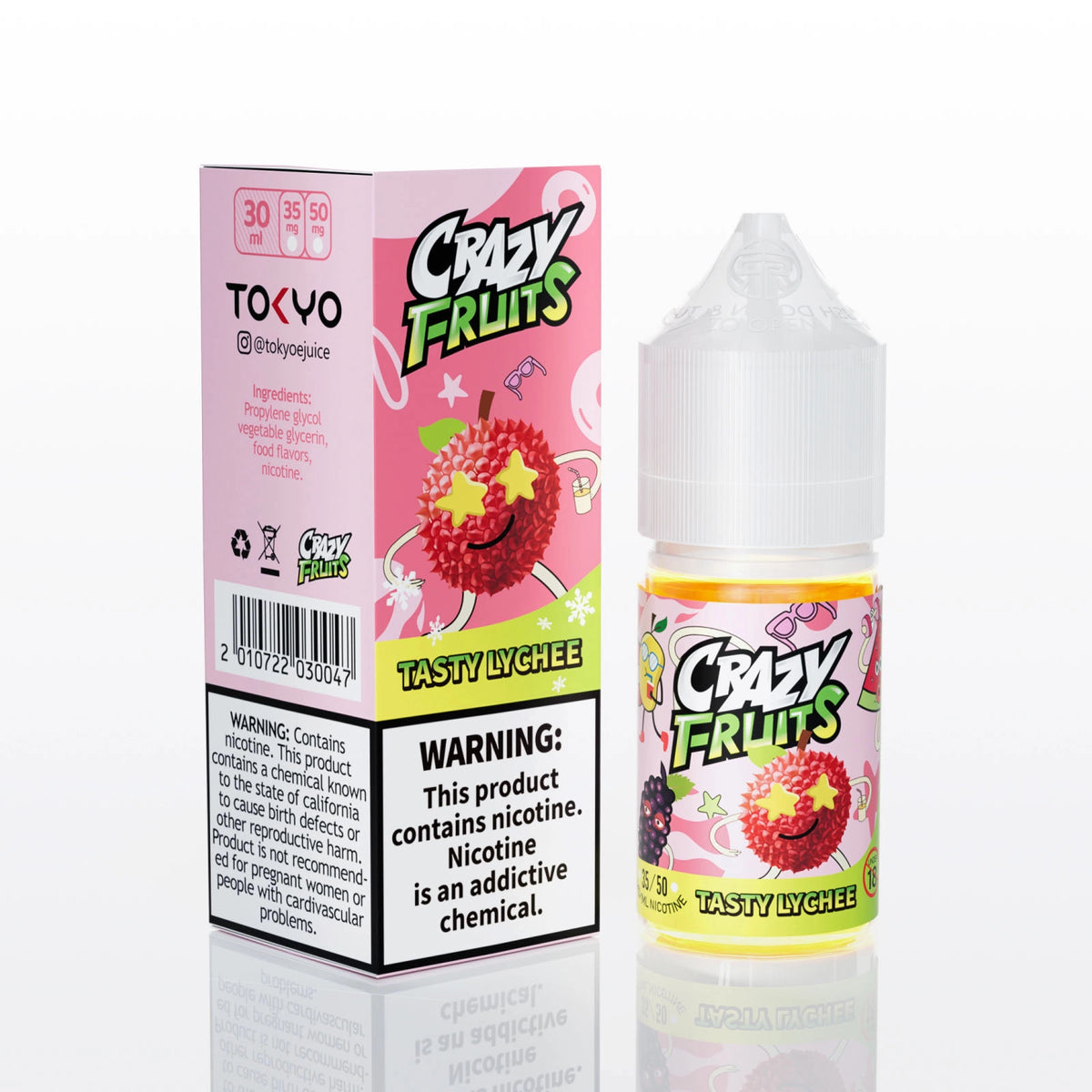 Tokyo Crazy Fruits Tasty Lychee | 30ml Nic Salt