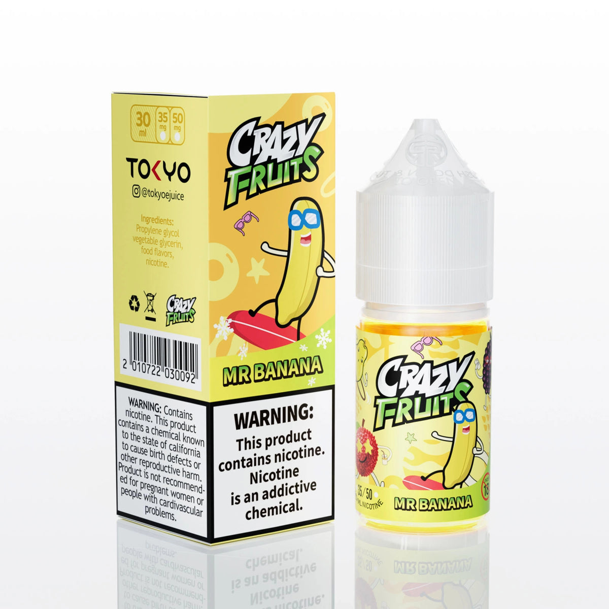 Tokyo Crazy Fruits Mr Banana 30ml Price in Pakistan