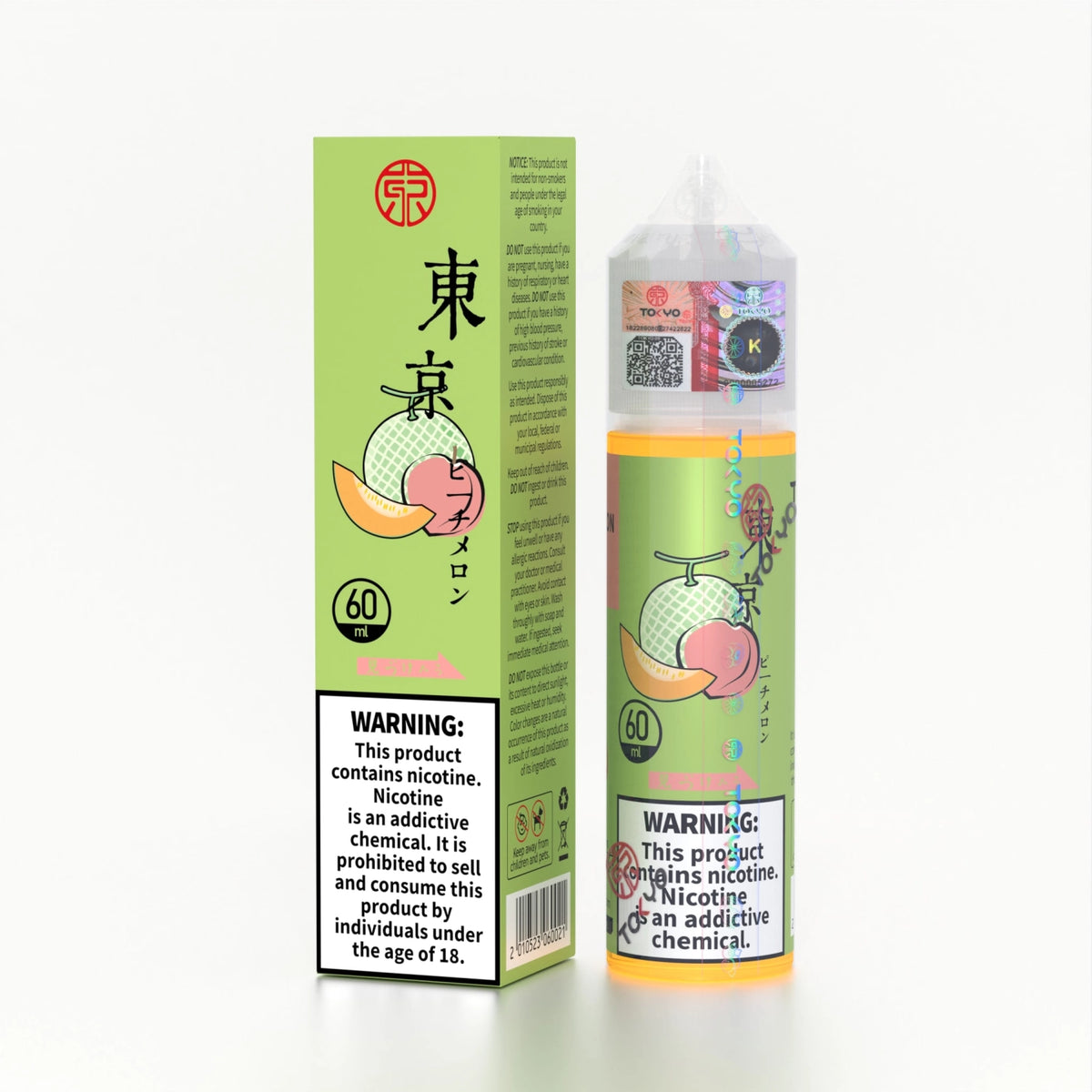 Tokyo Iced Peach Melon 60ml Freebase