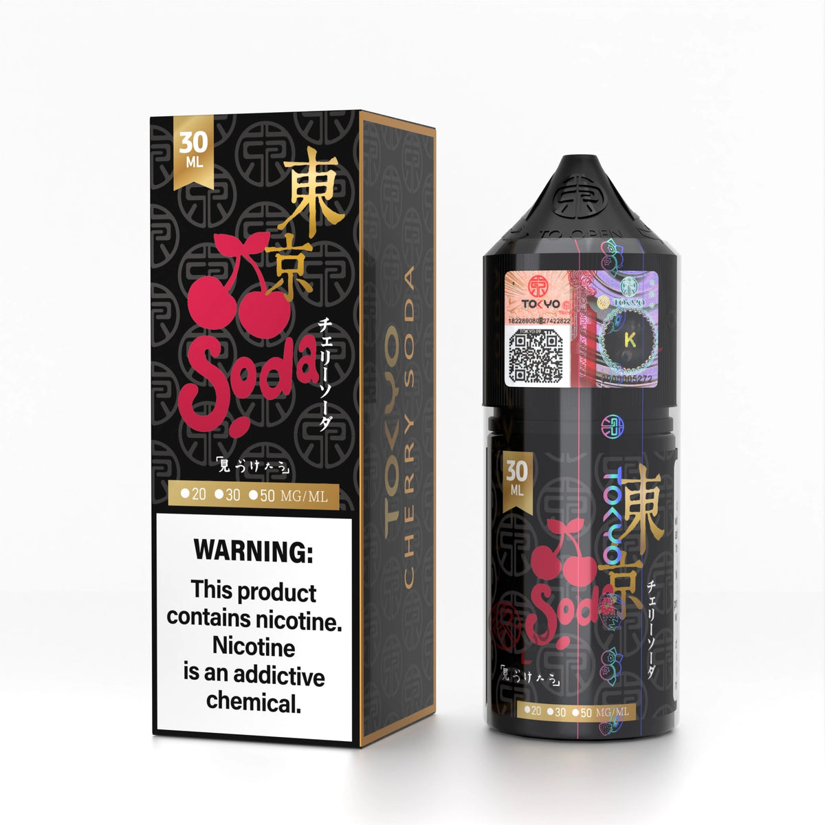 Tokyo Golden Series Cherry Soda 30ml Nic Salt