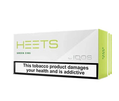 IQOS HEETS – Green Zing Carton (10 Packs / 200 Sticks)