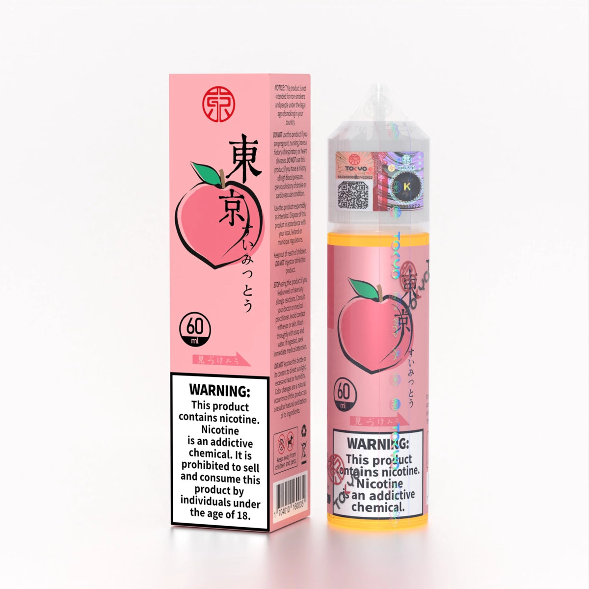 Tokyo Iced Peach 60ml Freebase E-liquid