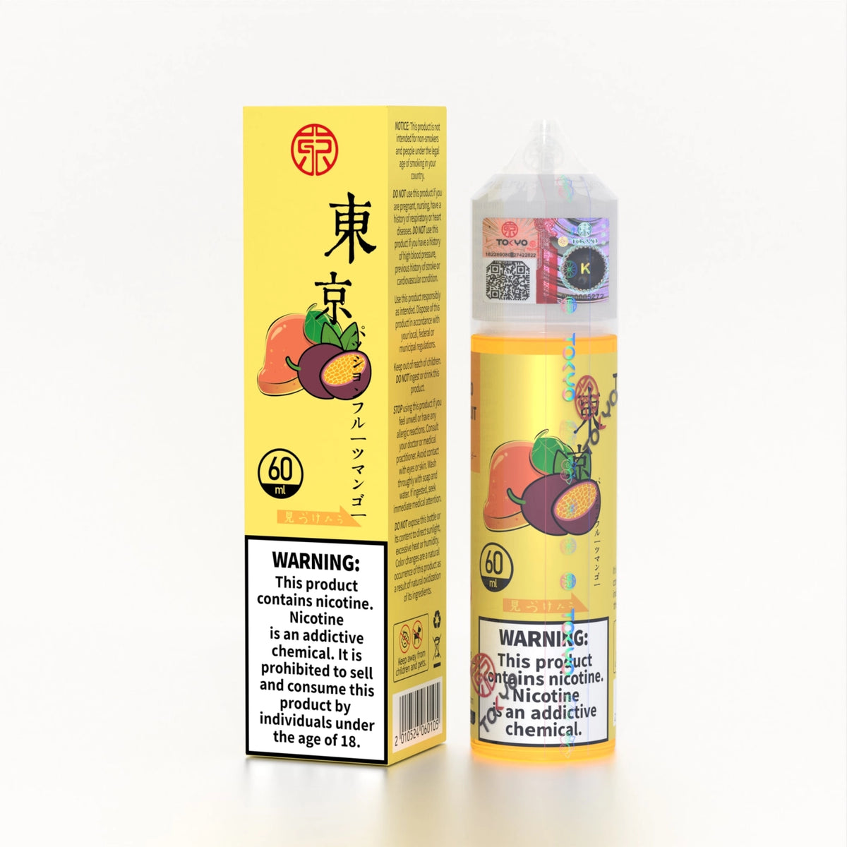 Tokyo Iced Mango Passion Fruit 60ml Freebase E-Juice