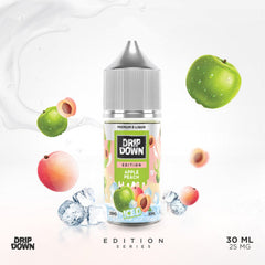 Drip Down Edition Nic Salt – Apple Peach Ice 30ml (25MG-50MG)