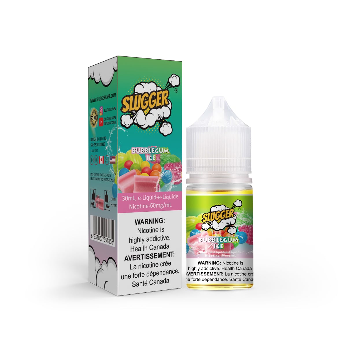 Slugger Regular Series Bubblegum Ice 30ml