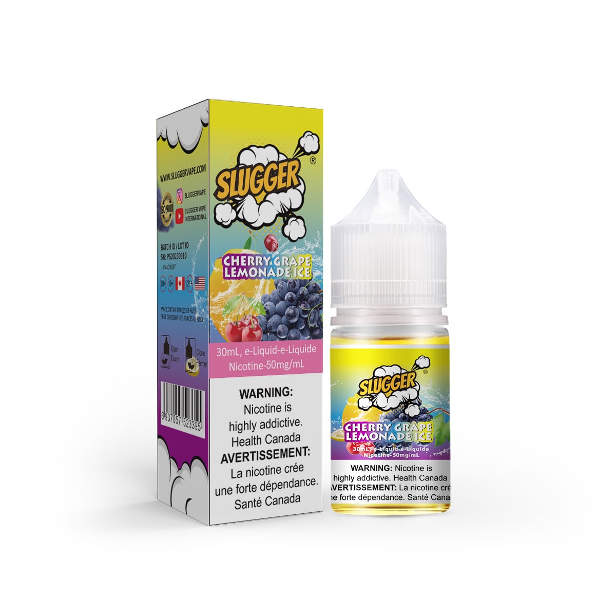 Slugger Regular Series Cherry Grape Lemonade Ice 30ml