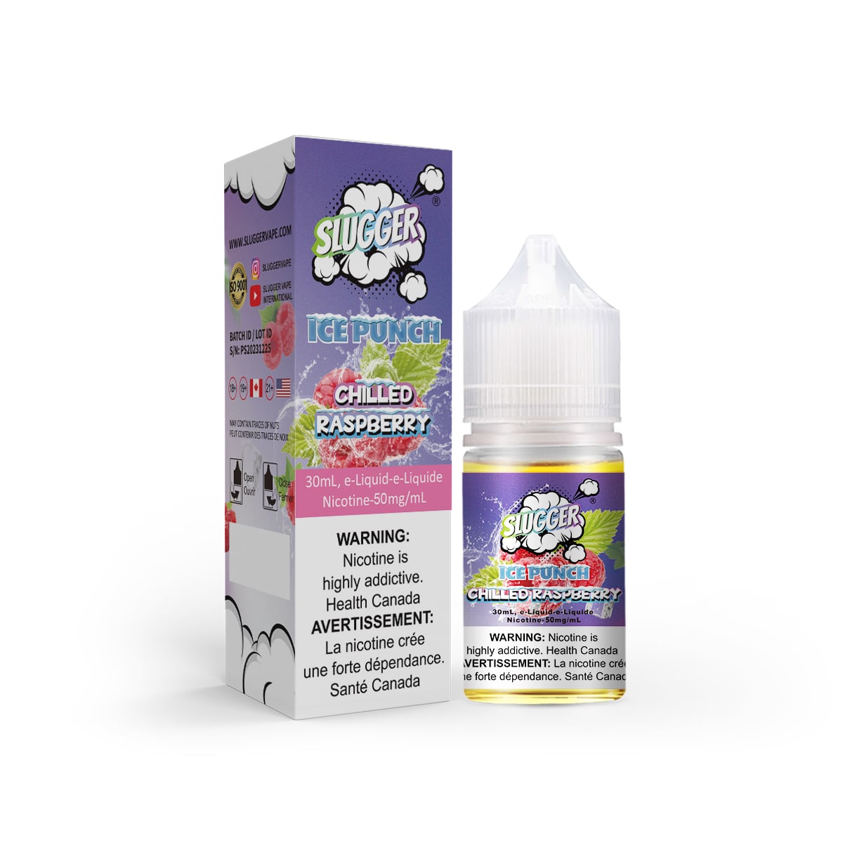 Slugger Ice Punch Chilled Raspberry 30ml (20mg / 35mg / 50mg)