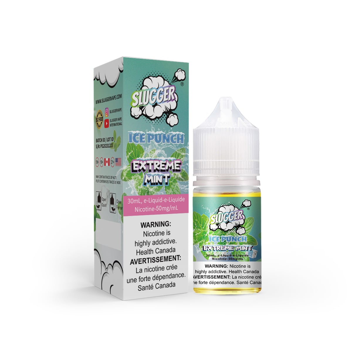 Slugger Ice Punch Extreme Mint 30ml (20mg / 35mg / 50mg)
