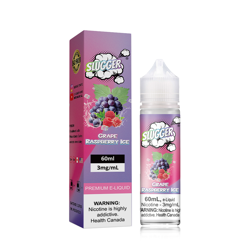 Slugger Grape Raspberry Ice 60ml - (3mg ,6mg)