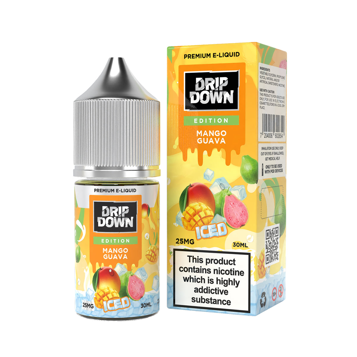Drip Down Edition Nic Salt Mango Guava Ice 30ml (25mg & 50mg)