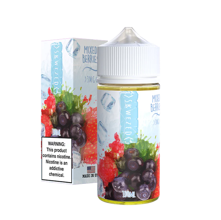 SKWEZED - MIXED BERRIES ICE - 100ml (0mg,3mg,6mg)