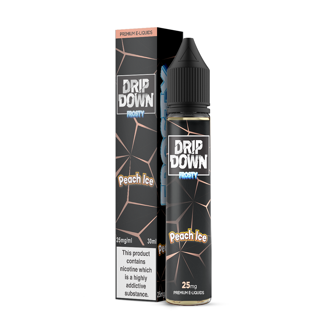 Drip Down Frosty Peach Ice Salt Nic 30ml (30mg & 50mg)
