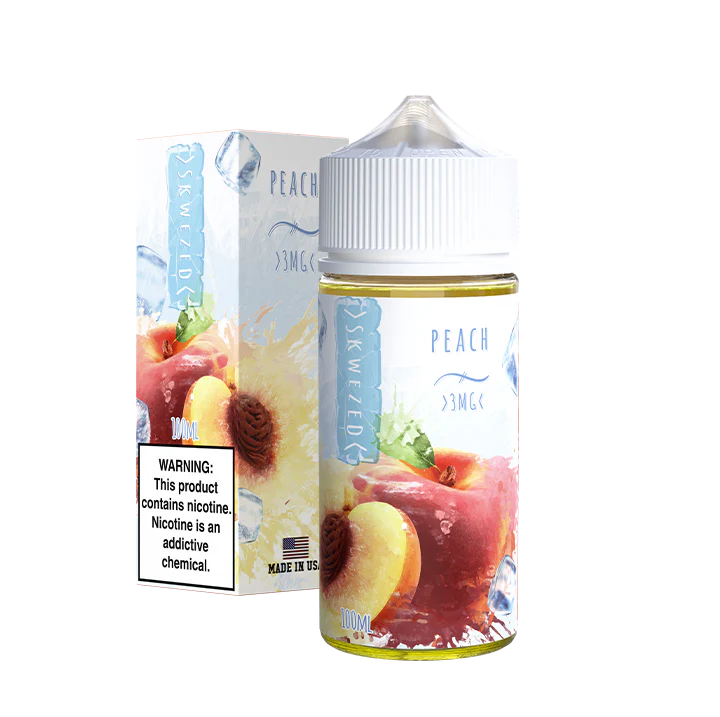 SKWEZED - PEACH ICE - 100ml (0mg,3mg,6mg)