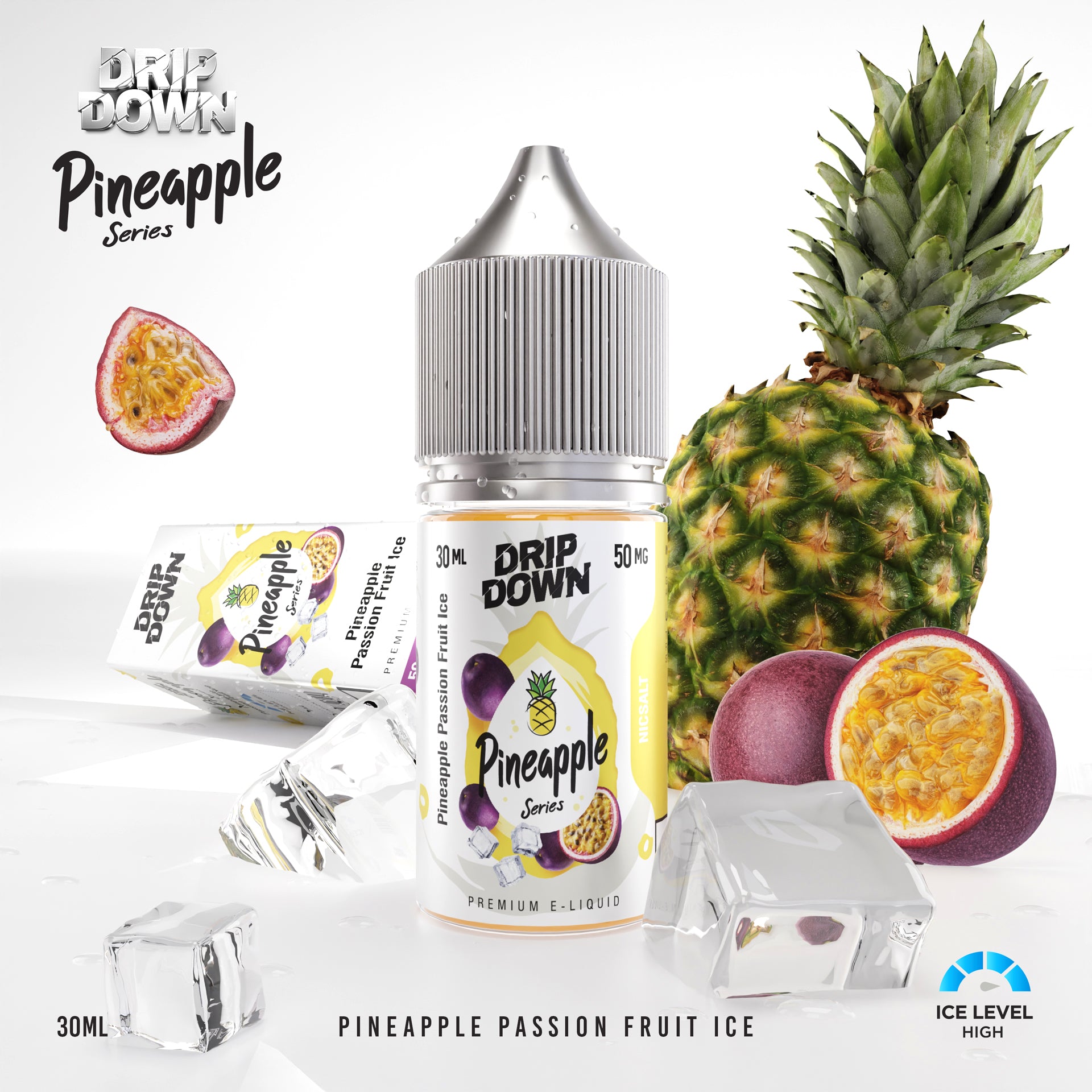 Drip Down Pineapple Passion Fruit Ice 30ml (30mg & 50mg)