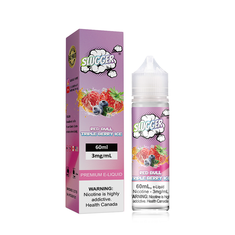 Slugger Red Bull Triple Berry Ice 60ml - (3mg ,6mg)