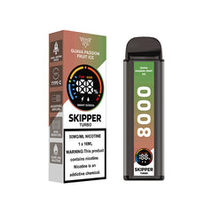 Skipper – Guava Passion Fruit Ice 50mg Turbo Disposable Vape (10000Puffs)