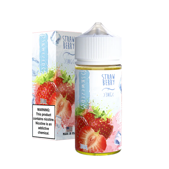SKWEZED - STRAWBERRY ICE - 100ml (0mg,3mg,6mg)