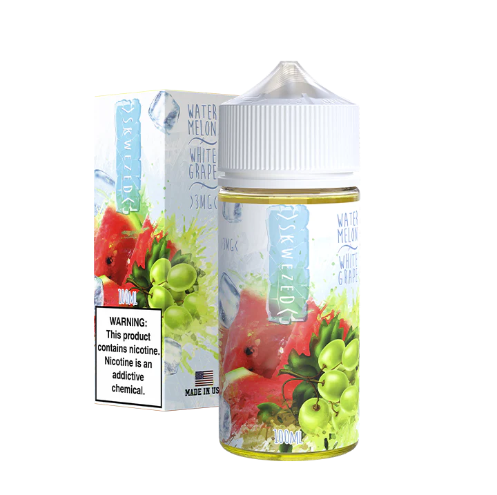 SKWEZED - WATERMELON WHITE GRAPE ICE - 100ml (0mg,3mg,6mg)