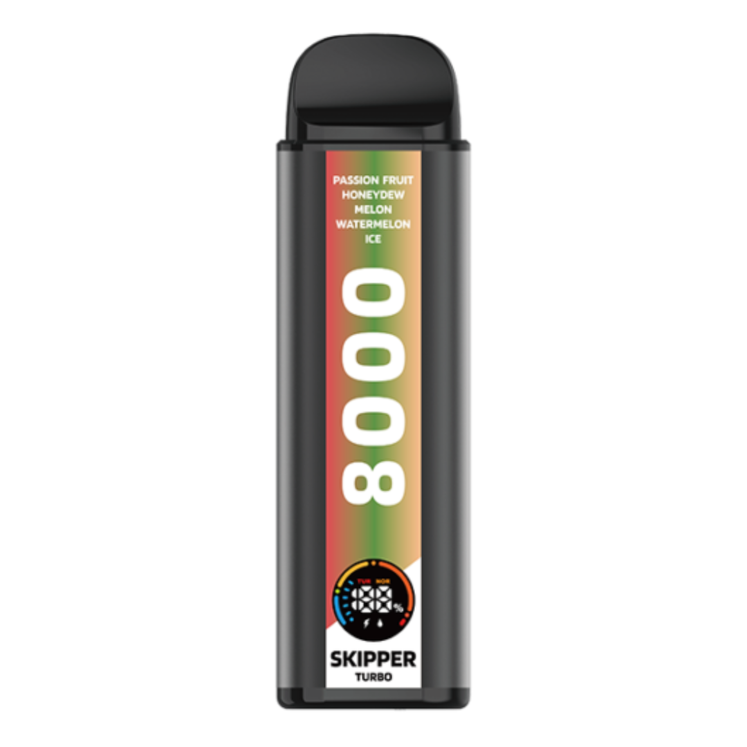 Skipper – Passion fruit Honeydew Melon Watermelon Ice 50mg Turbo Disposable Vape (10000Puffs)
