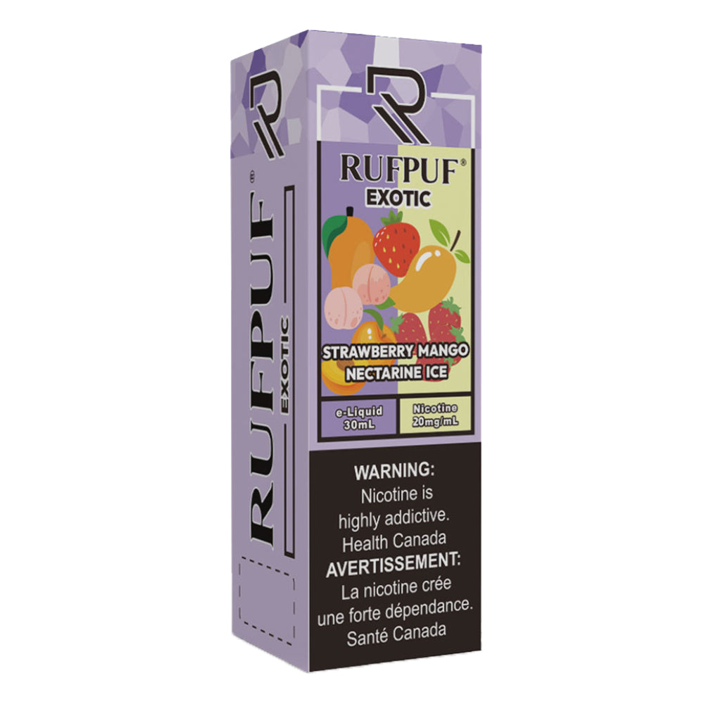 RufPuf Exotic Strawberry Mango Nectarine Ice Nic Salt – 30ml